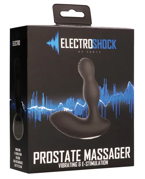 Shots Electroshock EStimulation Vibrating Prostate Massager Black Electroshock Anal Shots Electroshock EStimulation Vibrating Prostate Massager Black Electroshock Anal