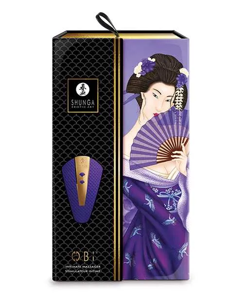 Shunga Vibrators Shunga Obi Intimate Massager Purple Shunga Vibrators Shunga Obi Intimate Massager Purple