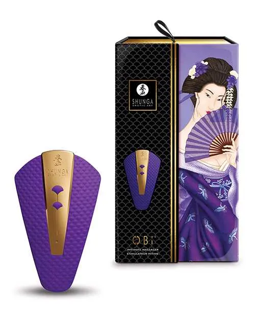 Shunga Vibrators Shunga Obi Intimate Massager Purple Shunga Vibrators Shunga Obi Intimate Massager Purple