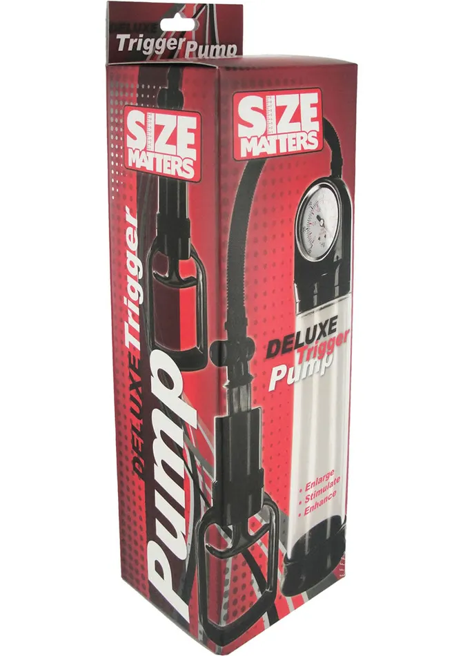 Size Matters Male Sex Toys Size Matters Deluxe Trigger Penis Pump