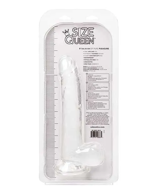 Size Queen Dildo 8in Clear Size Queen Dildos Size Queen Dildo 8in Clear Size Queen Dildos