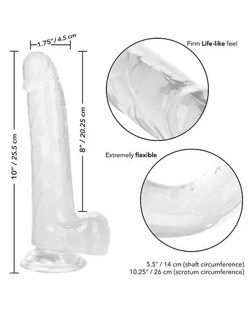 Size Queen Dildo 8in Clear Size Queen Dildos Size Queen Dildo 8in Clear Size Queen Dildos