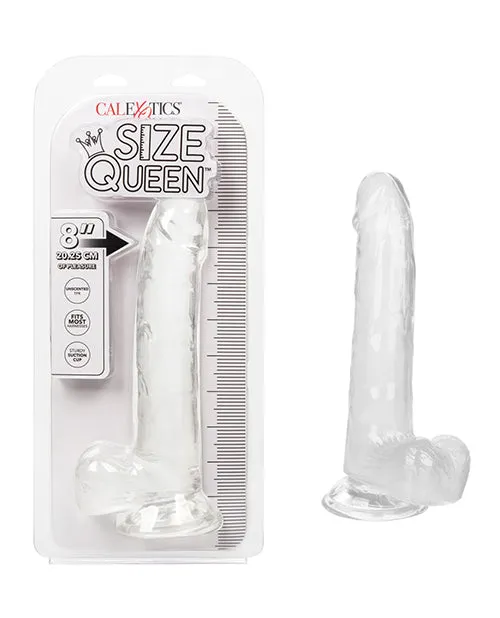 Size Queen Dildo 8in Clear Size Queen Dildos Size Queen Dildo 8in Clear Size Queen Dildos