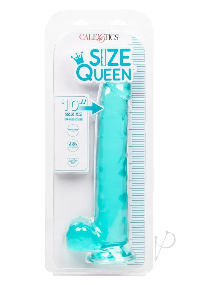 Size Queen Dildos Size Queen Dildo 10in Blue