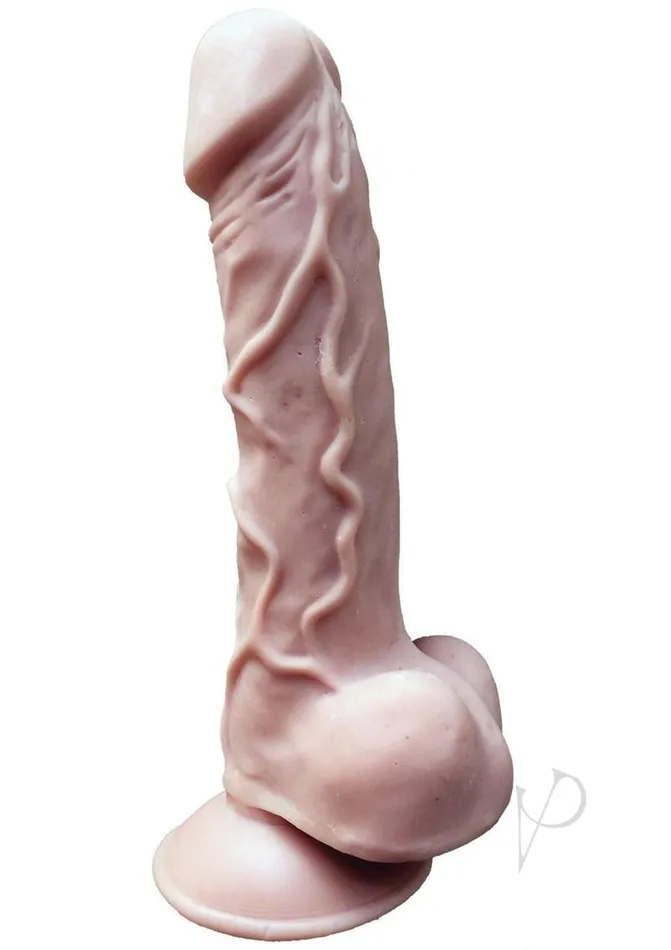 Skinsations Dildos Hard Drive Skinsations Realistic Silicone Dildo 8in Vanilla