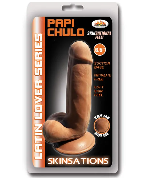 Skinsations Dildos Skinsations Papi Chulo Dildo 65in Caramel