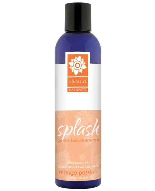 Sliquid Balance Splash Body Wash Mango Passion 85oz Sliquid Female Sex Toys