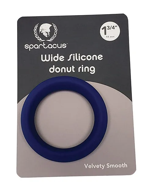 Spartacus 175 Wide Silicone Donut Ring Blue Spartacus Anal