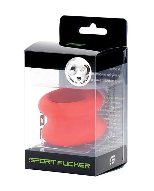 Sport Fucker Sport Fucker Silicone Muscle Ball Stretcher Red Anal