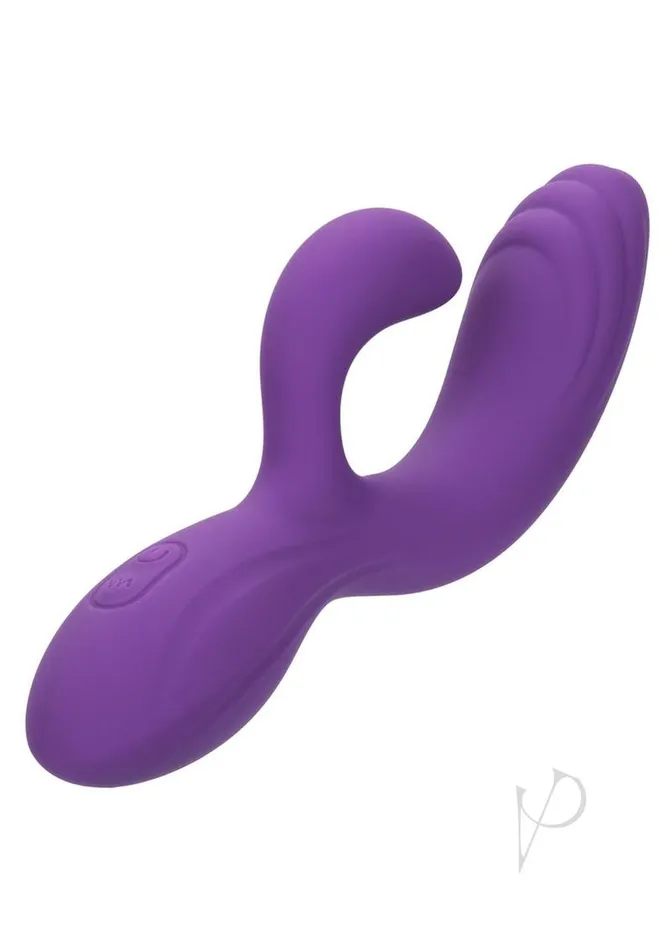 Stella Liquid Silicone C Curve Rechargeable GSpot Vibrator Purple Stella Vibrators
