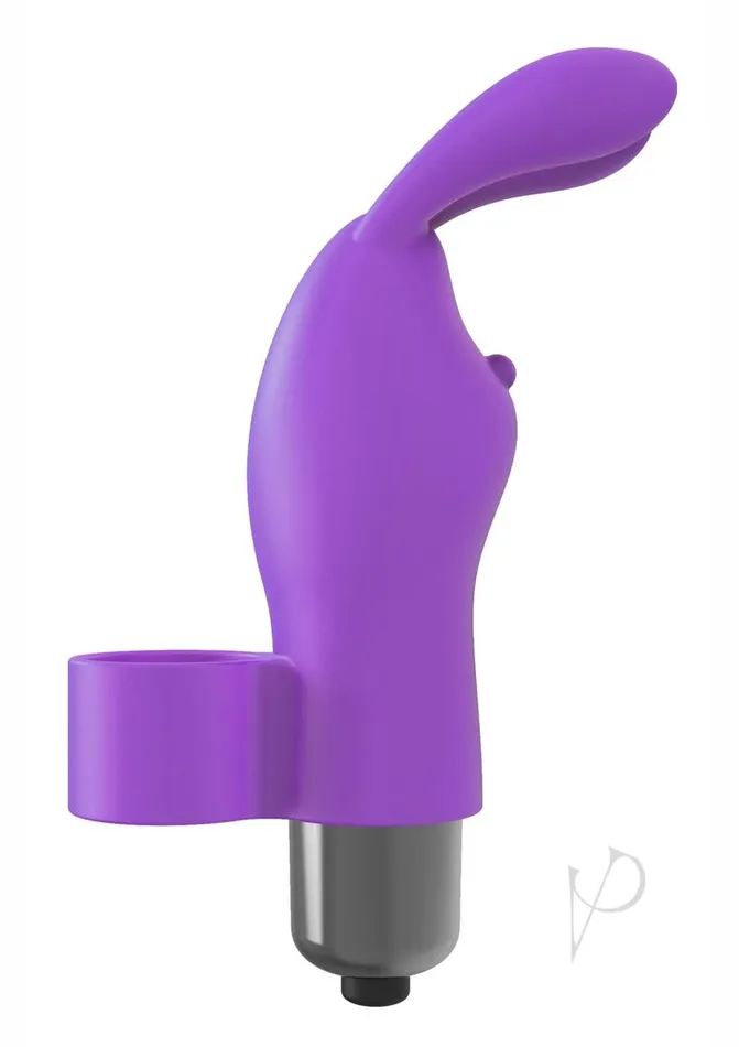 The 9s Female Sex Toys The 9s Flirt finger Silicone Bunny Finger Vibrator Purple