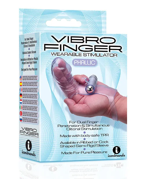 The 9s Vibrators The 9s VibroFinger Massager Purple