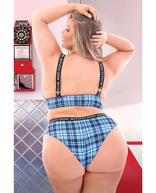 Vibes No Fuck Given Bralette Cheeky Panty Monday Blue QN Vibes By Fantasy Lingerie Vibrators Vibes No Fuck Given Bralette Cheeky Panty Monday Blue QN Vibes By Fantasy Lingerie Vibrators