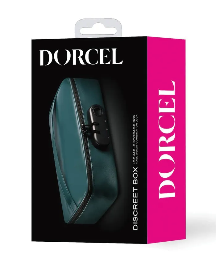 Vibrators Dorcel Dorcel Lockable Discreet Box Luxury Green