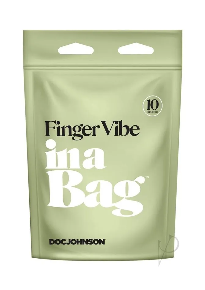 Vibrators In a Bag Silicone Rechargeable Finger Vibe Pink In A Bag