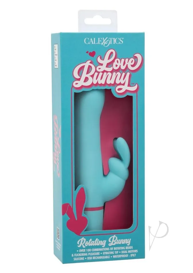Vibrators Love Bunny Love Bunny Rotating Bunny Rechargeable Silicone Rabbit Vibrator BluePink Vibrators Love Bunny Love Bunny Rotating Bunny Rechargeable Silicone Rabbit Vibrator BluePink