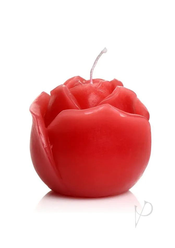 Vibrators Master Series Master Series Flaming Rose Rose Drip Candle Red