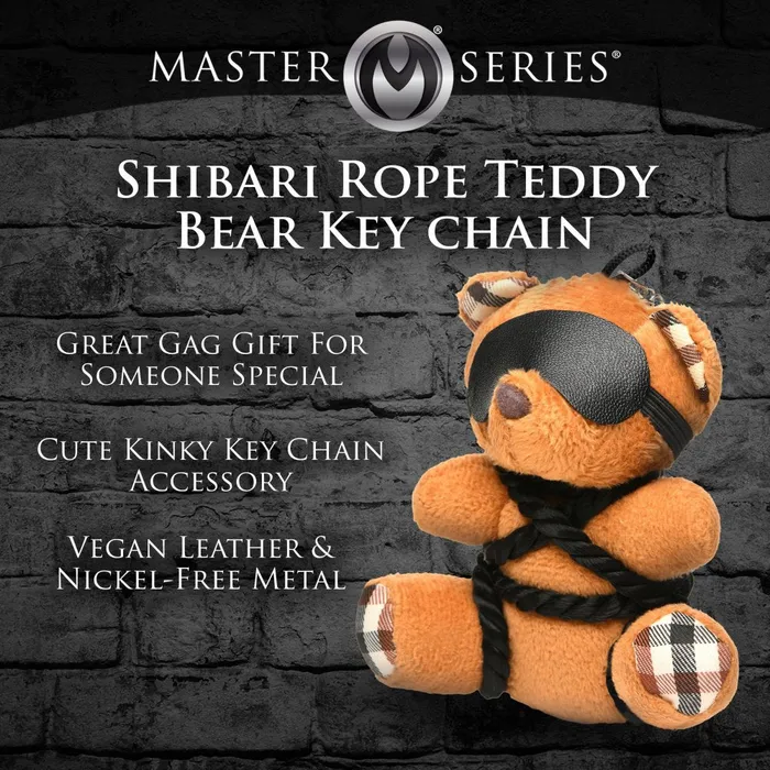 Vibrators Master Series ShiBeari Teddy Bear Keychain