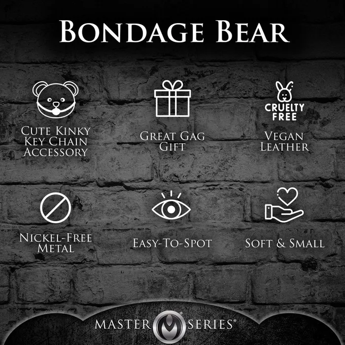 Vibrators Master Series ShiBeari Teddy Bear Keychain
