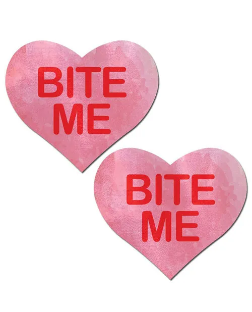 Vibrators Pastease Pastease Premium Bite Me Heart PinkRed OS
