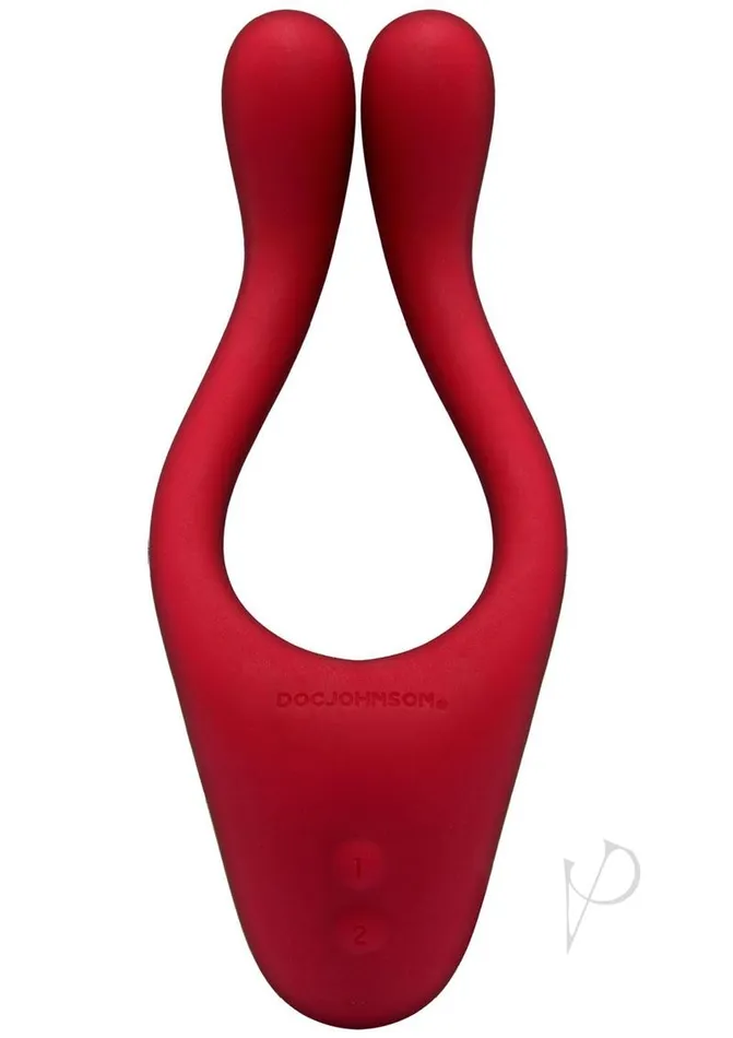 Vibrators Tryst Rechargeable Multi Erogenous Zone Silicone Massager Limited Edition Red Tryst