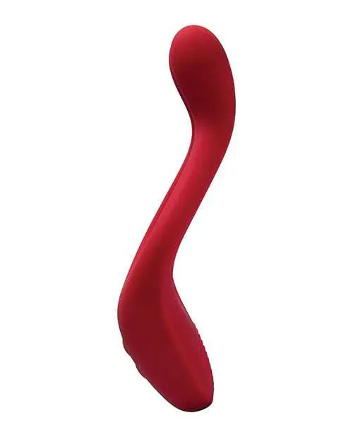 Vibrators Tryst Rechargeable Multi Erogenous Zone Silicone Massager Limited Edition Red Tryst