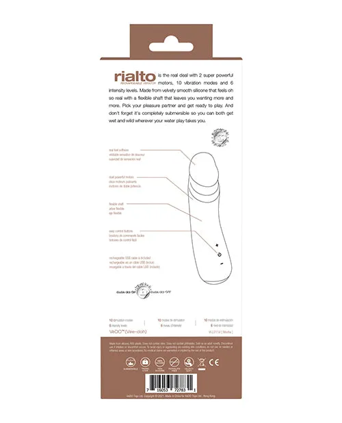 Vibrators Vedo VeDO Rialto Rechargeable Vibe Mocha