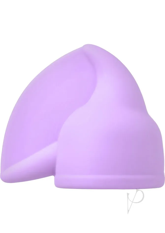 Vibrators Wand Essentials Wand Essentials Fluttertip Silicone Wand Attachment Purple