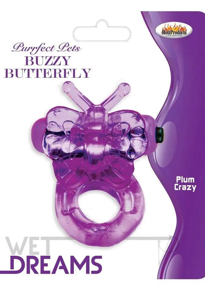 Wet Dreams Purrfect Pets Buzzy Butterfly Silicone Stimulator with Vibrating Bullet Purple Female Sex Toys Wet Dreams Purrfect Pets Buzzy Butterfly Silicone Stimulator with Vibrating Bullet Purple Female Sex Toys
