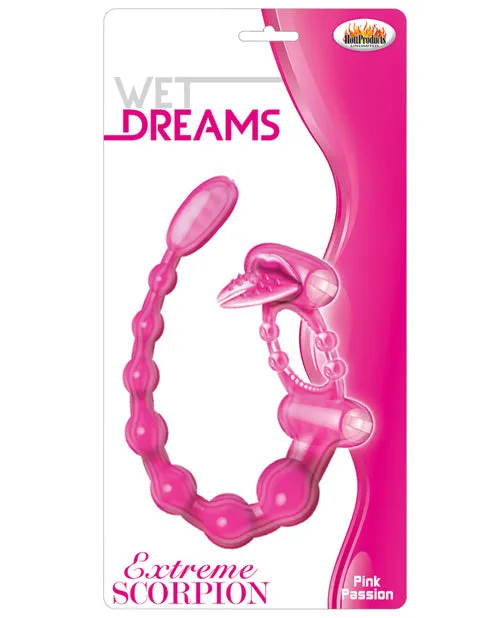 Wet Dreams Xtreme Vibrating Scorpion Silicone Cock Ring Waterproof Pink Passion Wet Dreams Male Sex Toys Wet Dreams Xtreme Vibrating Scorpion Silicone Cock Ring Waterproof Pink Passion Wet Dreams Male Sex Toys