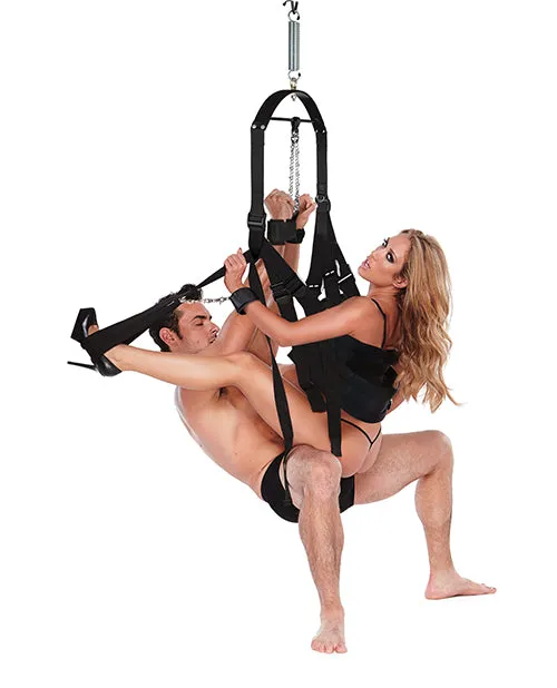 Whipsmart Anal WhipSmart Bondage Pleasure Swing Black Whipsmart Anal WhipSmart Bondage Pleasure Swing Black