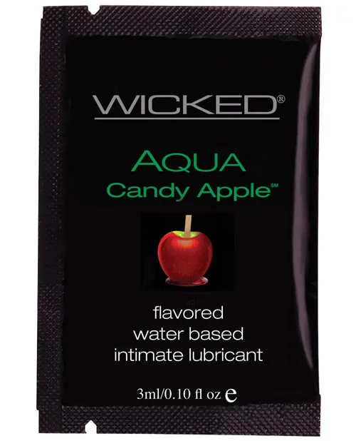 Wicked Sensual Care Aqua Water Based Lubricant 1 oz Candy Apple Wicked Sensual Care Lubricants Wicked Sensual Care Aqua Water Based Lubricant 1 oz Candy Apple Wicked Sensual Care Lubricants