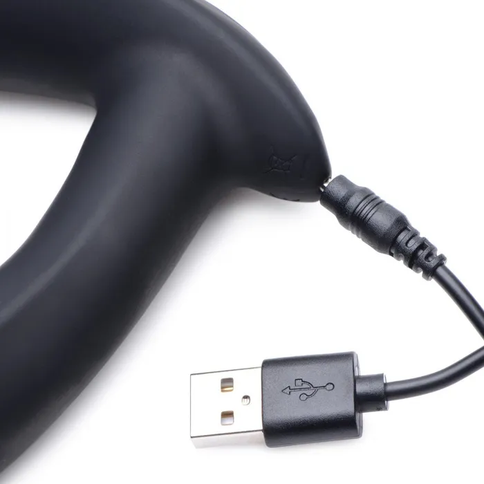 Zeus Electrosex Male Sex Toys EStim Pro Silicone Vibrating Prostate Massager with Remote Control