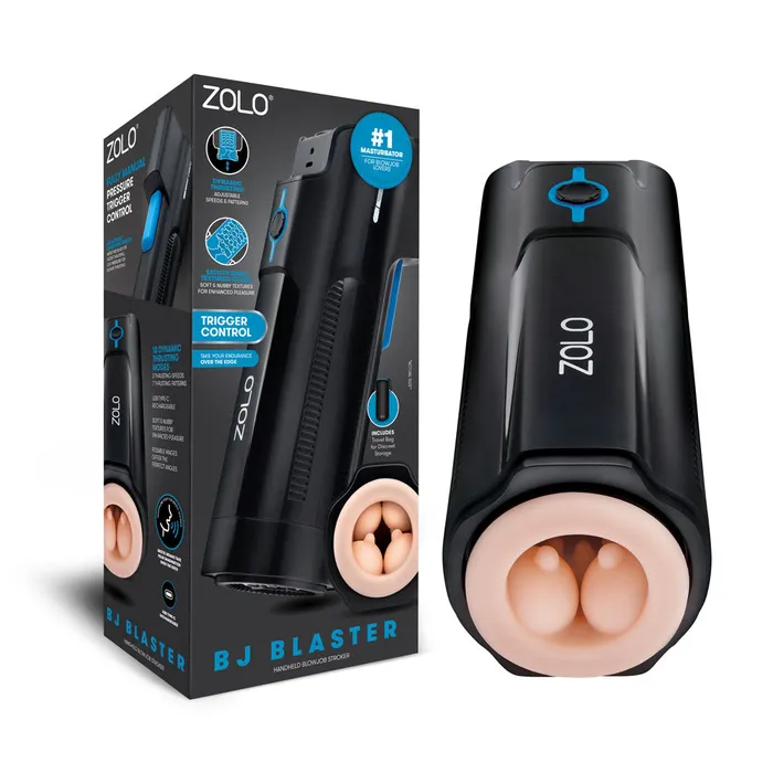 Zolo Male Sex Toys Zolo BJ Blaster Vibrating Thrusting Masturbator
