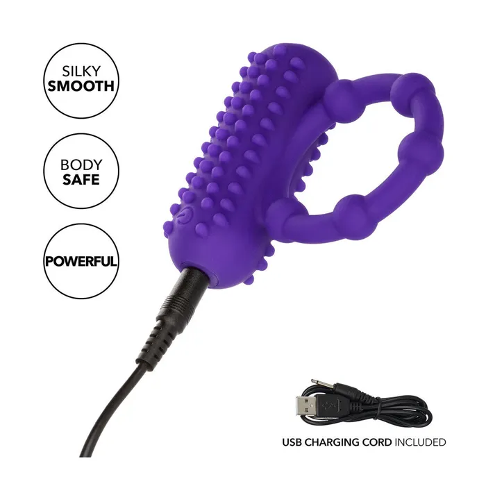 5 Bead Maximus Rechargeable Cock Ring California Exotic Male Sex Toys