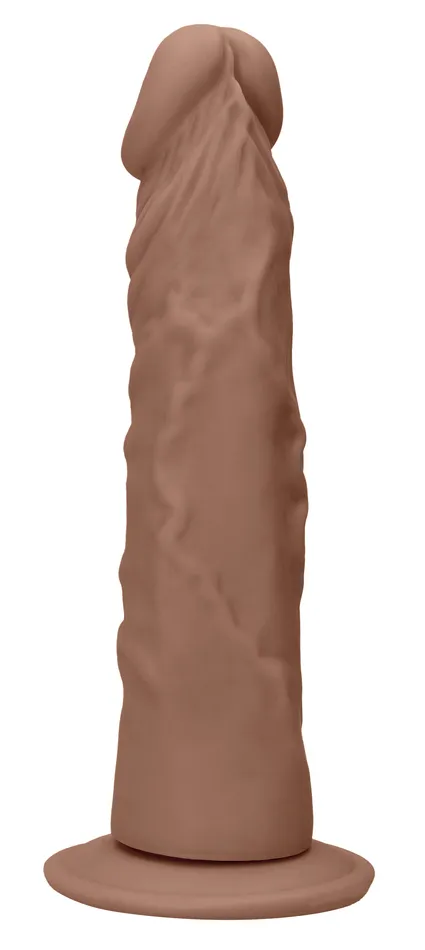 8 Inch Dong Without Testicles Tan Shots RealRock Dildos