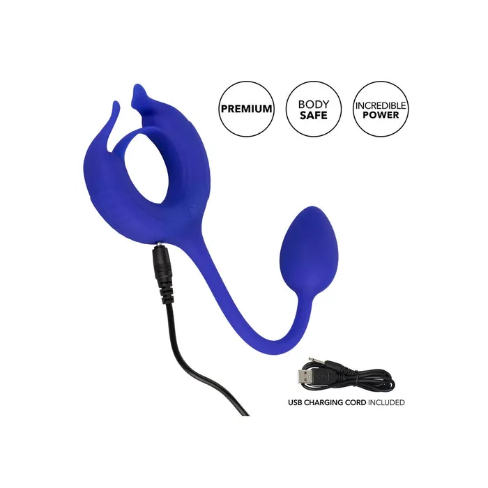 Admiral Weighted Cock Ring and Egg California Exotic Male Sex Toys