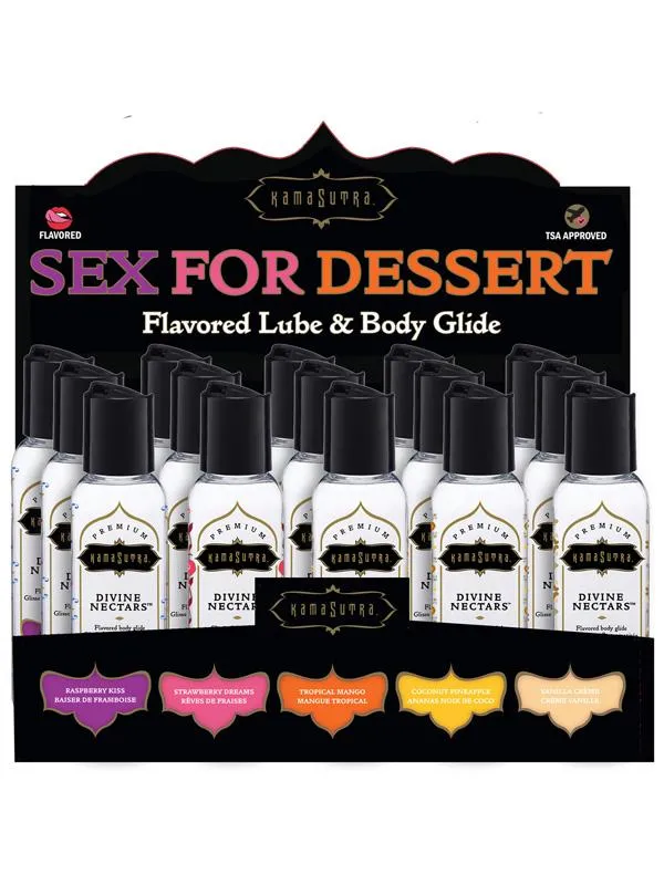 Anal Divine Nectars 2 oz Prepack 5 Flavours 3 of each Kama Sutra Products