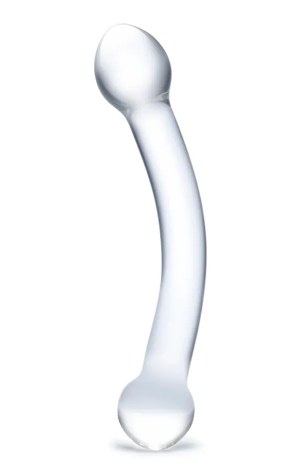 Anal Glas 7 Inch Curved Glass GSpot Stimulator