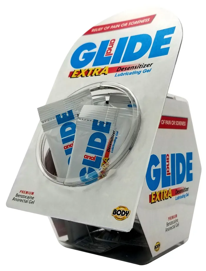 Anal Glide Extra 50pc Display Bowl Body Action Male Sex Toys