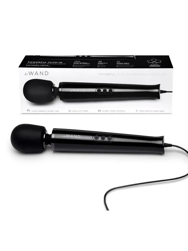 Anal Le Wand Plugin Vibrating Massager Black Le Wand Anal Le Wand Plugin Vibrating Massager Black Le Wand