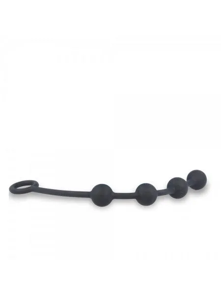 Anal Nexus EXCITE Medium Silicone Anal Beads Black