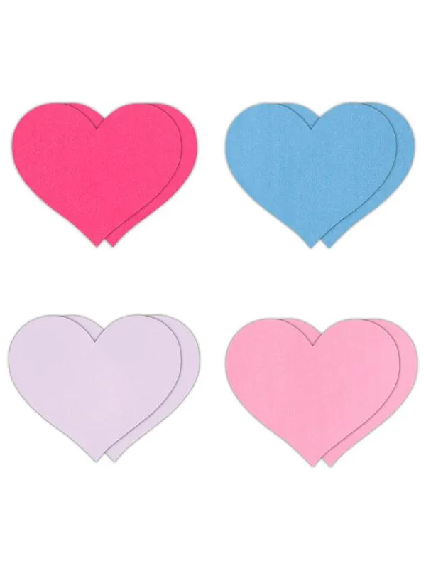 Anal NS Novelties Pretty Pasties Heart II Assorted 4 Pair