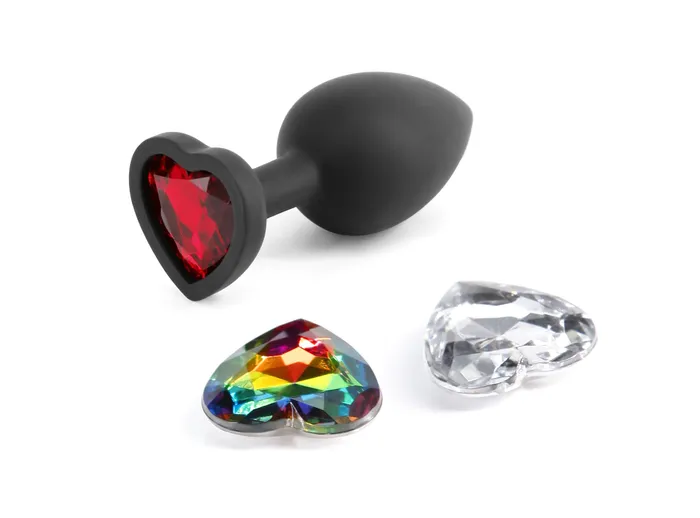 Anal nsnovelties Glams Xchange Heart Small Black