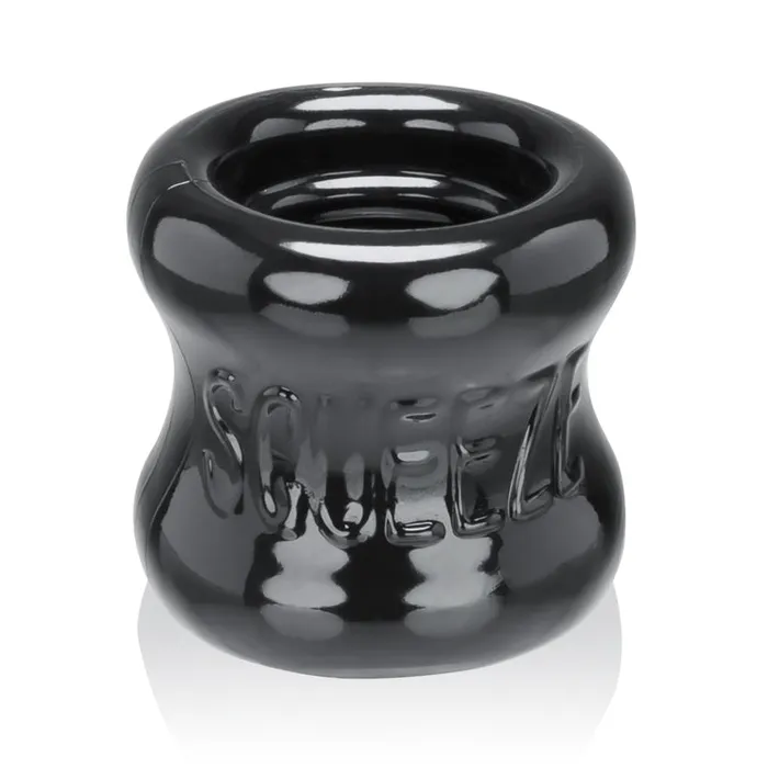 Anal Oxballs Squeeze Soft Grip Ballstretcher Black