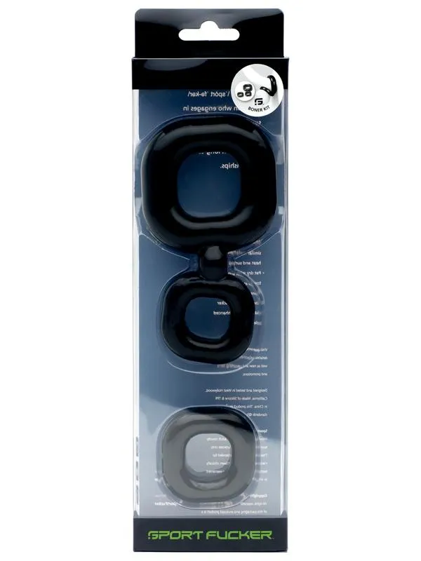 Anal Sport Fucker Boner Kit by Sport Fucker Black Anal Sport Fucker Boner Kit by Sport Fucker Black