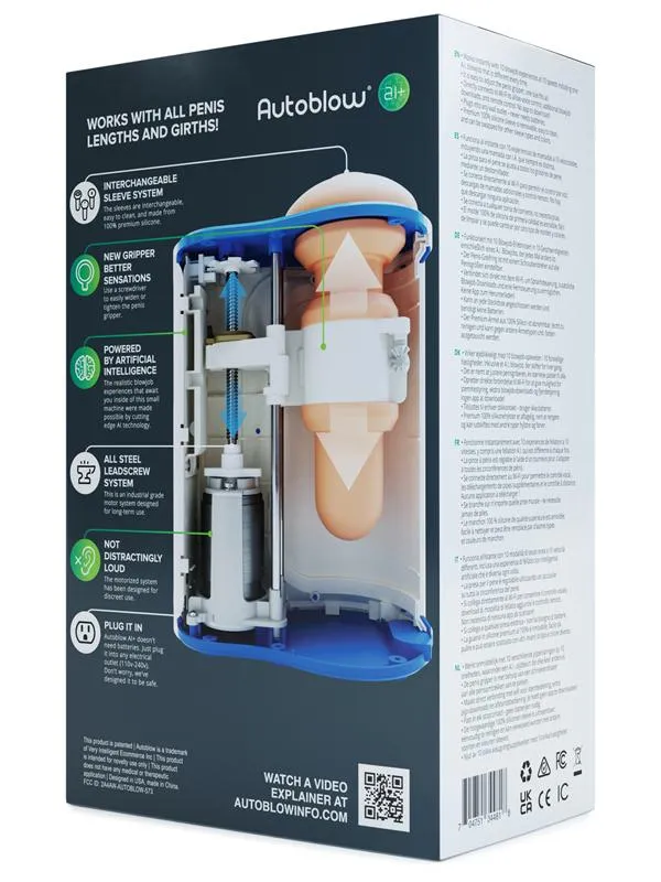 Autoblow AI Plus Machine includes 1 mouth sleeve Autoblow Male Sex Toys Autoblow AI Plus Machine includes 1 mouth sleeve Autoblow Male Sex Toys