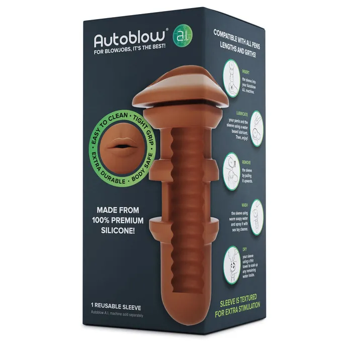 Autoblow Male Sex Toys Autoblow AI Reusable Mouth Sleeve Autoblow Male Sex Toys Autoblow AI Reusable Mouth Sleeve
