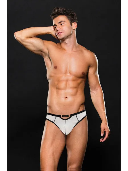 Baci Male Sex Toys Envy Express Yourself Thong White BLE093WHTLXL