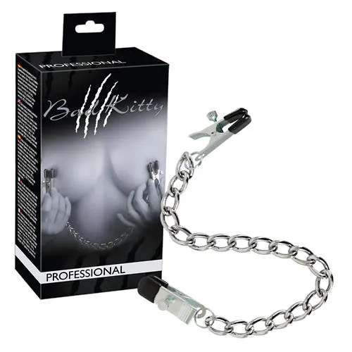Bad Kitty professional Chain with clamps Bad Kitty Male Sex Toys